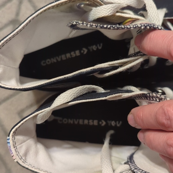 Custom platform Pride Converse All Star High-Top Sneakers - Picture 6 of 16